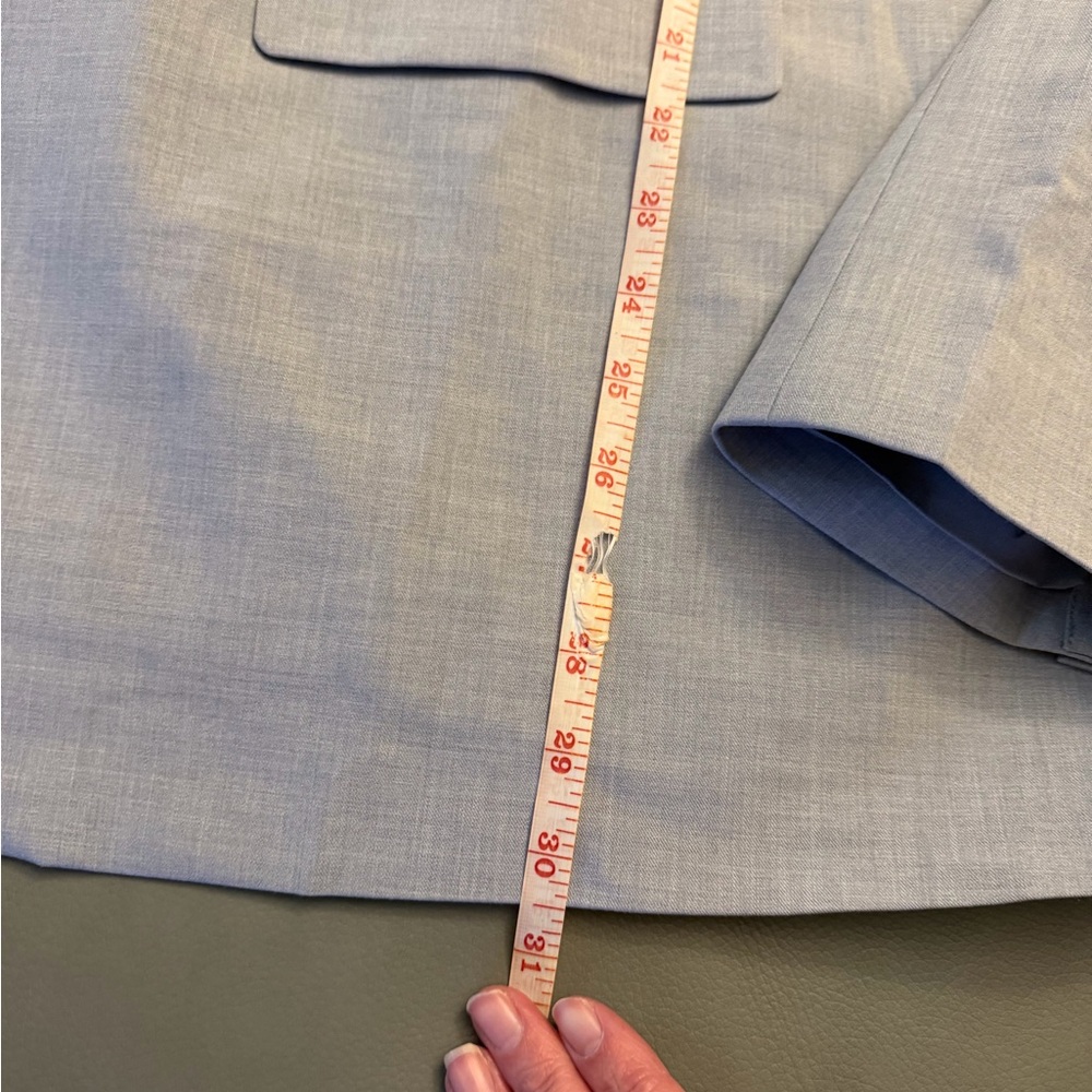 Good American Light Gray Single-Breasted Blazer - Picture 6 of 8